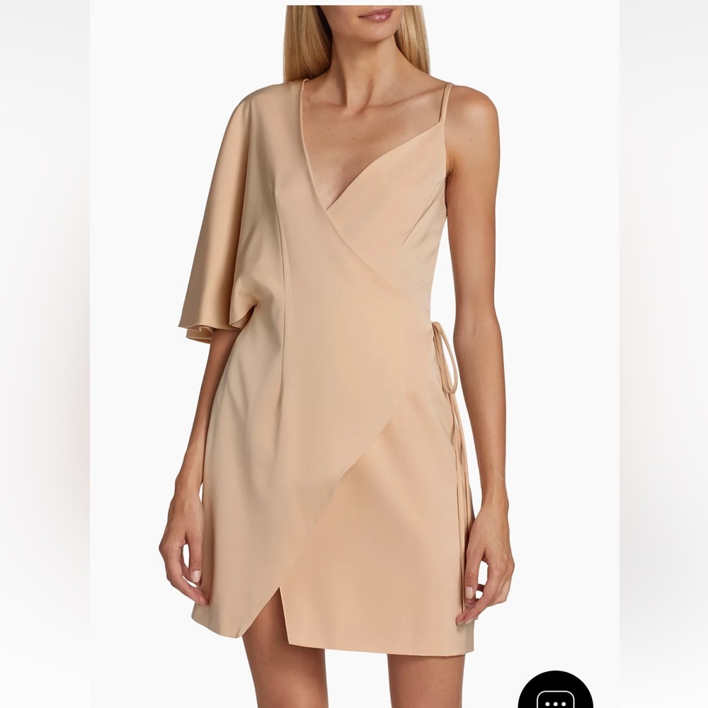 Kimberly Goldson Laurel One-Shoulder Minidress